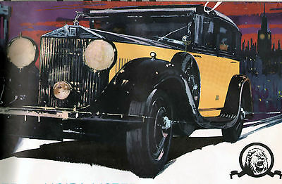 THE YELLOW ROLLS-ROYCE original 1965 27x41 one sheet movie poster ALAIN DELON