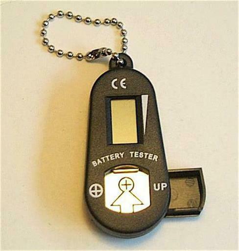 NEW HEARING AID  DIGITAL BATTERY TESTER  STORES 2 BATTERIES  FREE SHIP from USA