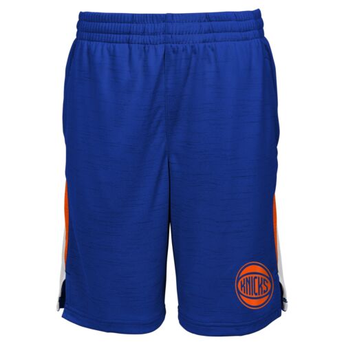 Outerstuff New York Knicks NBA Boys Kids Content Performance Shorts, Blue