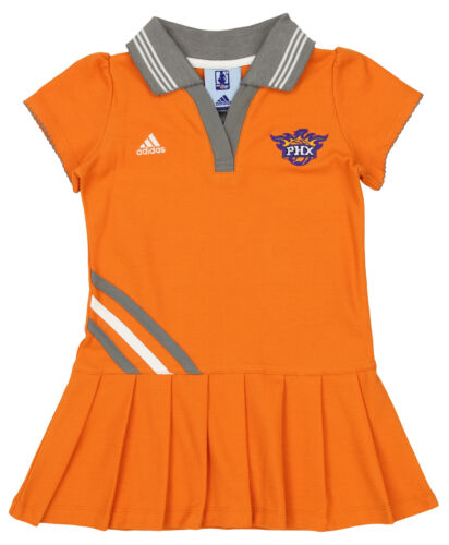Adidas NBA Little Girls Phoenix Suns Polo Dribble Dress, Orange