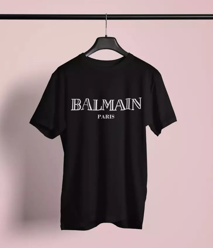 Balmain Paris T-Shirt – Luxury Designer Logo Tee for Men & Women Size S-4XL