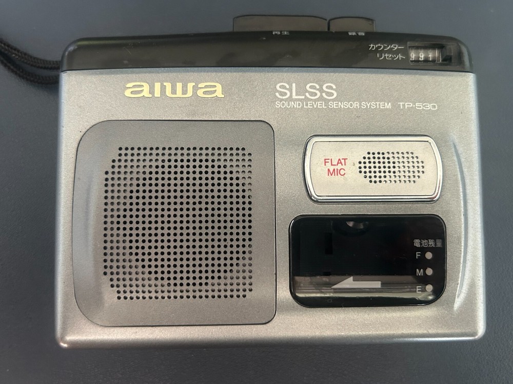 Aiwa TP-530 SLSS Cassette Recorder Silver TESTED #042