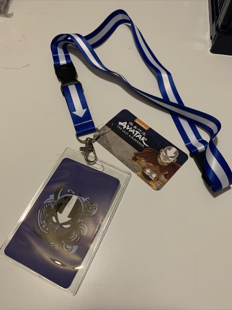 Avatar The Last Airbender Aang Blue Signature Lanyard Nickelodeon-image
