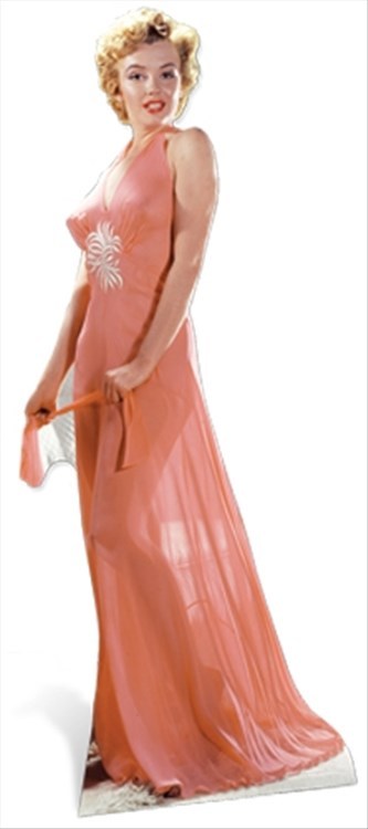Marilyn Monroe Peach Night Gown Official Lifesize Celebrity Cardboard Fun Cutout