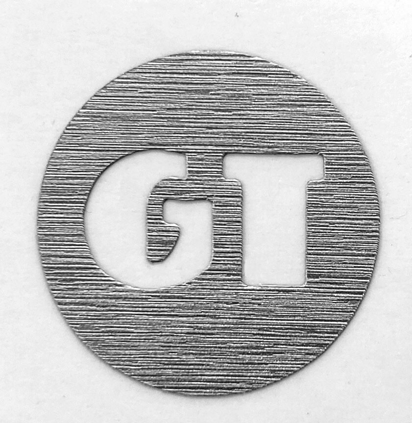 (3) Three GT coin decals for new mallet stem Old School BMX