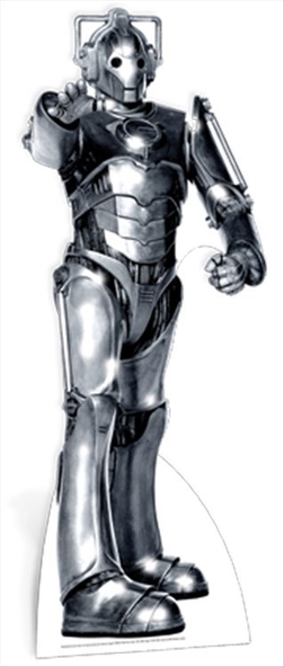 Cyberman  Dr Doctor Who Enemy Official Lifesize Celebrity Cardboard Fun Cutout