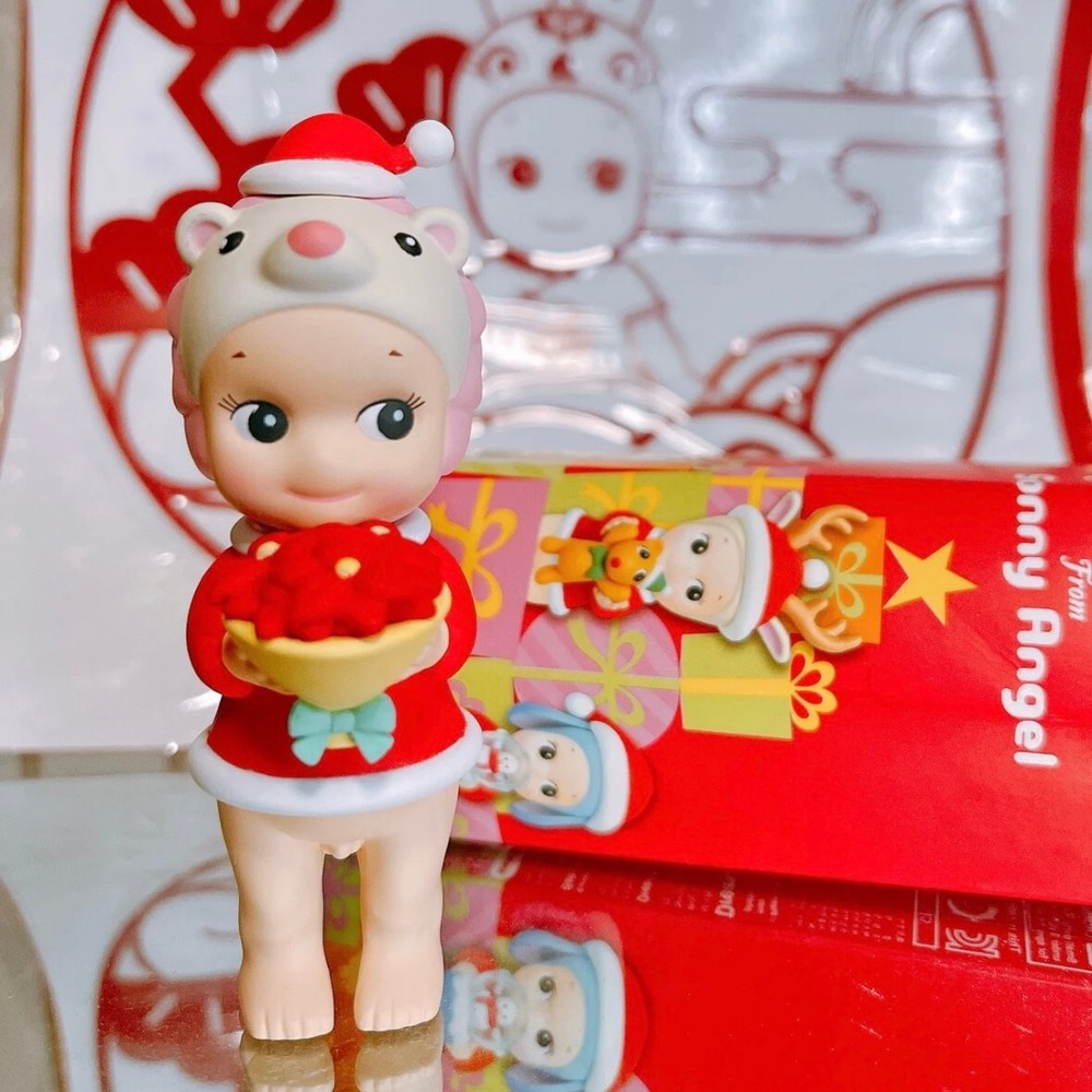 Authentic Sonny Angel Christmas Presents 2020 minifigure Poinsettia Designer toy