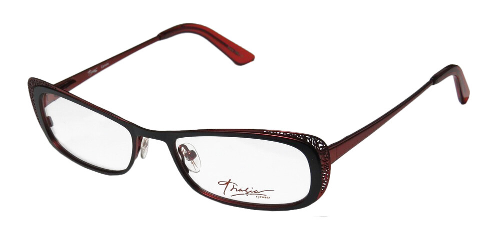 NEW THALIA CANELA GLASSES METAL BK CAT EYE 52-17-133 BLACK FULL-RIM WOMENS