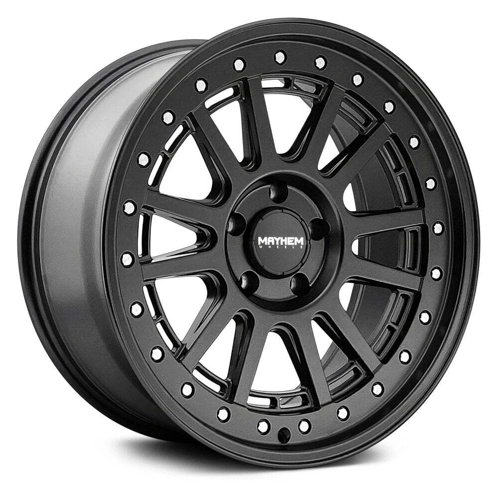 Mayhem 8305 COMPASS 20x9 Black Wheels 5x139.7 Bolt Pattern Set of 4