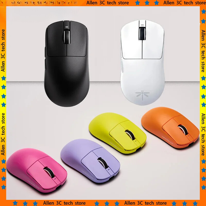 Wireless Gaming Mouse Nordic 52840 with PAW3395 Sensor 2KHz FPS Smart Speed for Office Use