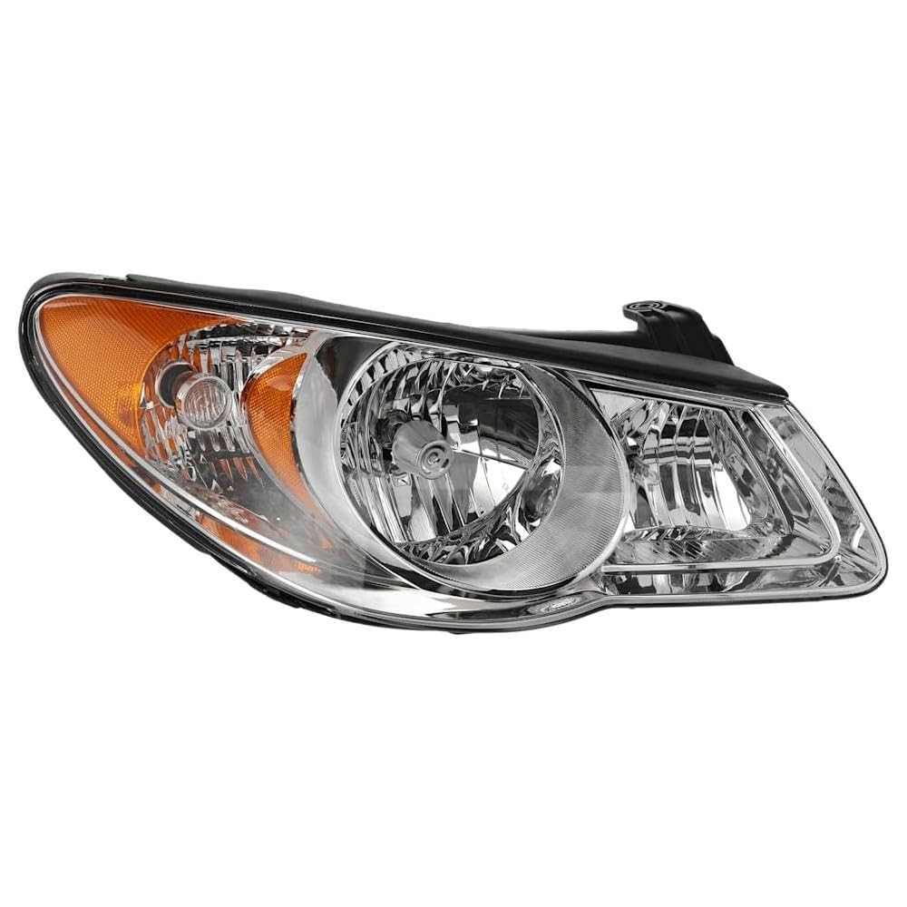 OE Style Replacement Headlight Assembly Compatible with Hyundai 2007-2009