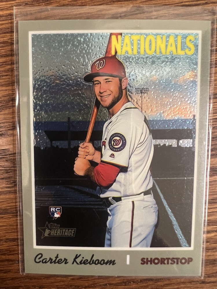 2019 Topps Heritage #THC-523 Carter Kieboom Chrome #/999