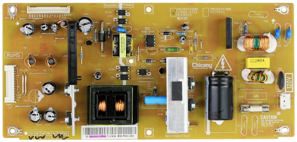 Toshiba PK101V1550I (CPB09-035A, N141R001L) Power Supply Unit