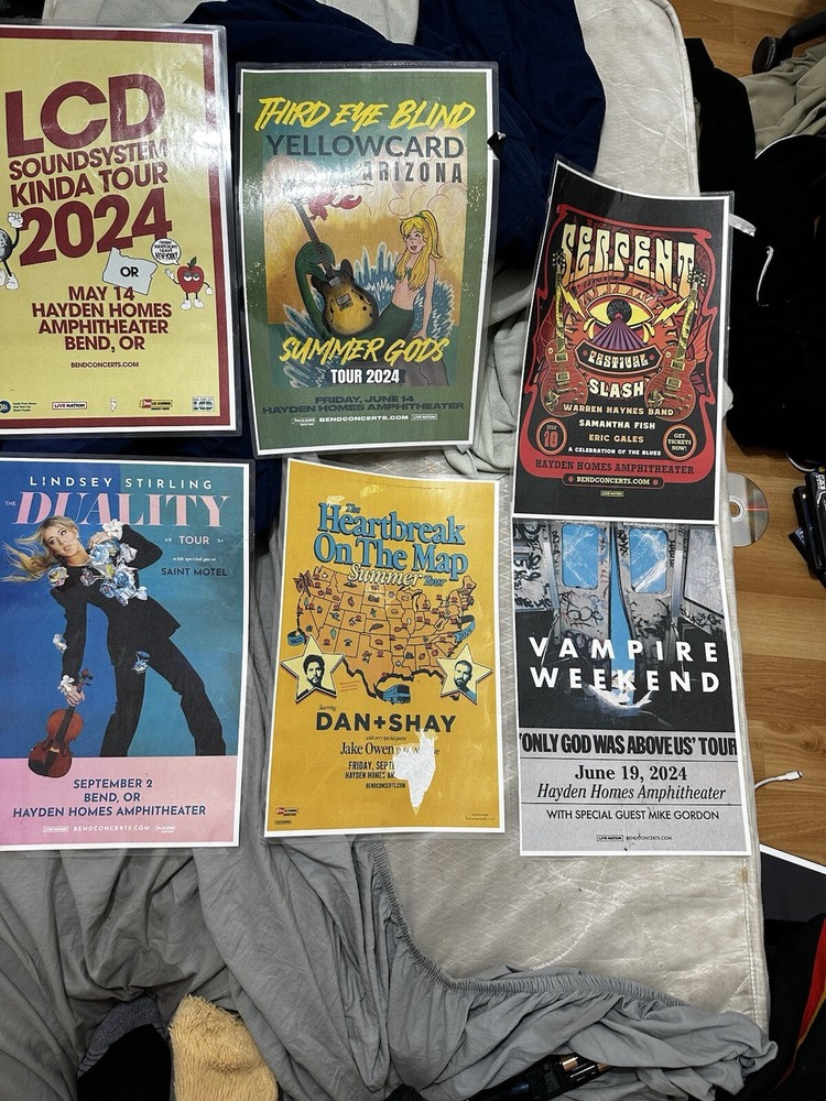 Lot Of Concert Posters