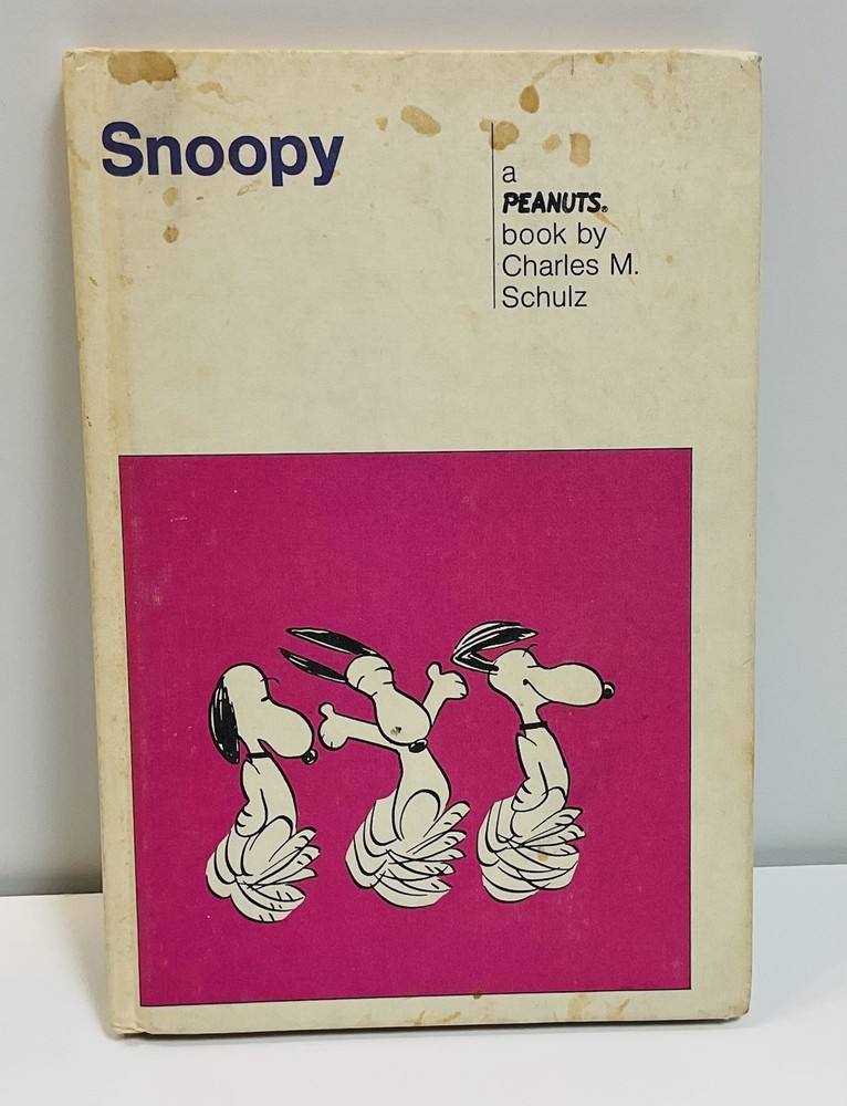 VTG Snoopy a Peanuts Book by Charles M. Schulz 1958 Hardcover Weekly Reader