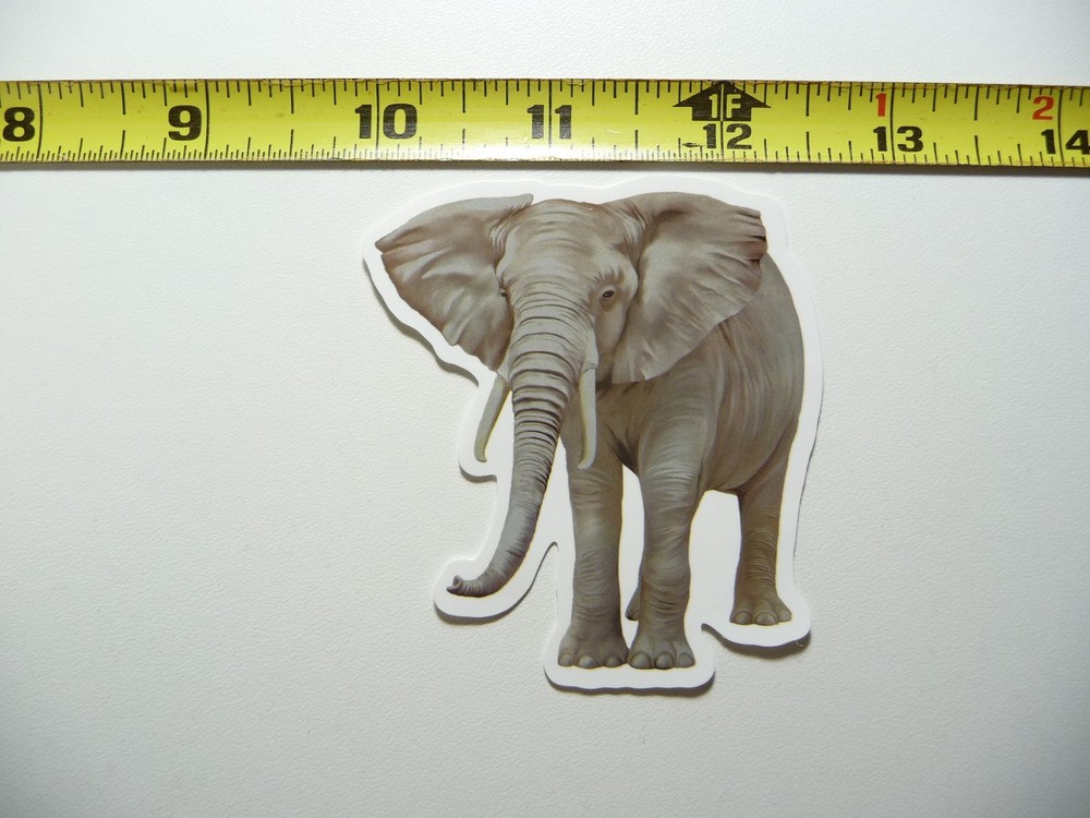 ELEPHANT DECAL STICKER ZOO ANIMAL WILD CUTE FUN