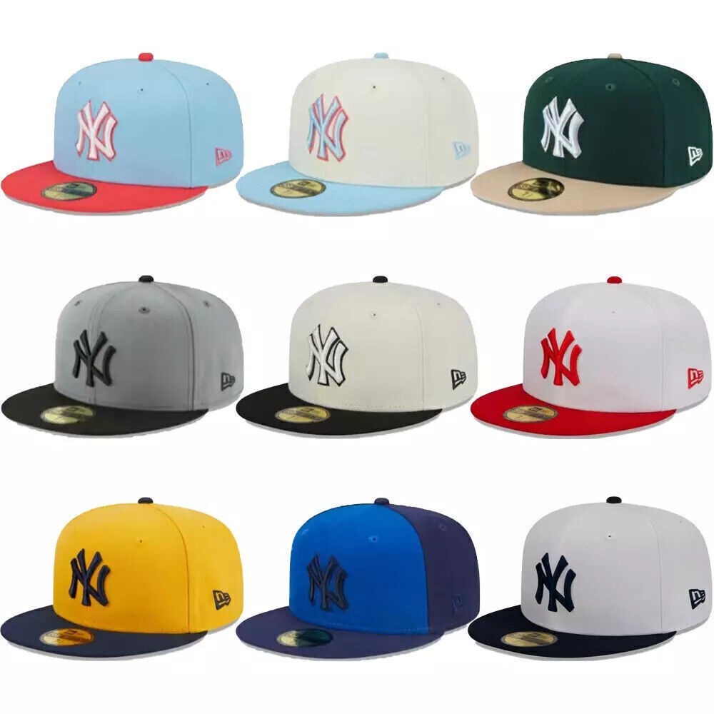 BOXED Men New York NYY MLB Yankees Basic 59FIFTY Fitted Cap - 5950 Baseball Hat