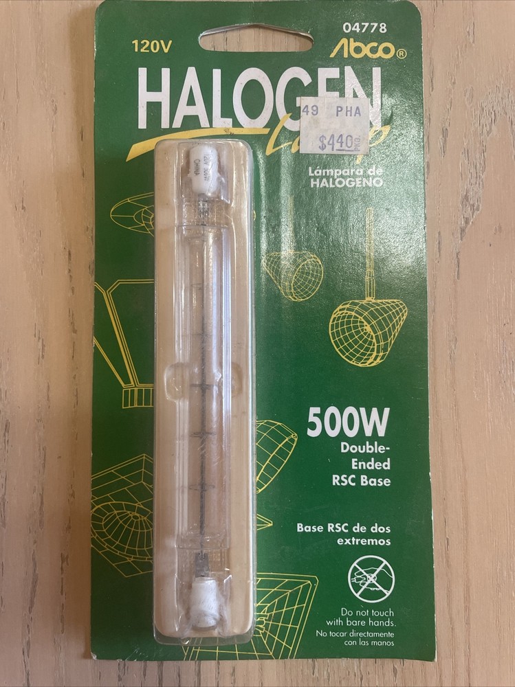 Abco Westinghouse 04778 500W Halogen Light Bulb Double Ended RSC Base 120V Lot-image