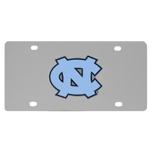 North Carolina Tar Heels College Football Steel License Plate Tag  