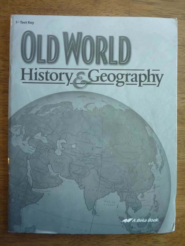 Abeka Old World History & Geography 5th Grade Teacher Test Key - Good Condition-image