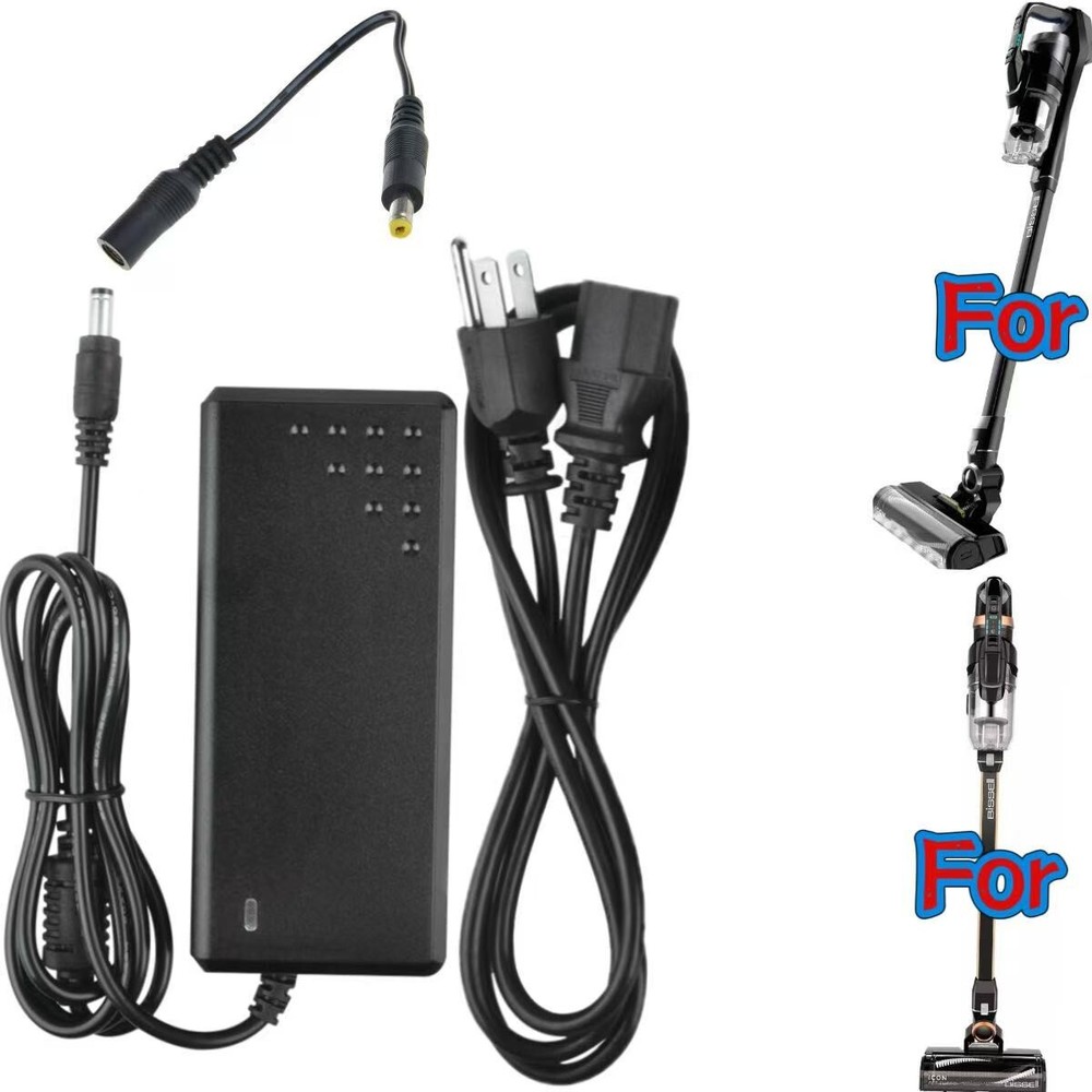 High-Performance AC Adapter for Bissell ICONPet Turbo 3178 31781 31783 3178B Edge 3177 Vacuums
