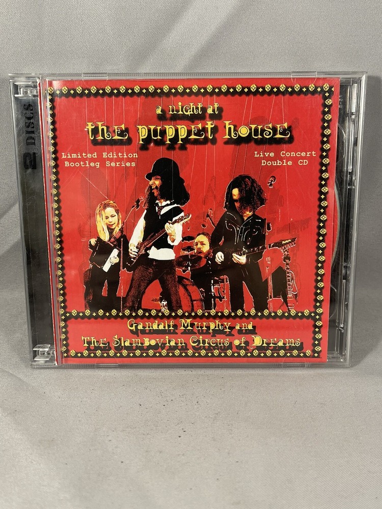 Gandalf Murphy -Night at the Puppet House 2 CD Live Full Concert Limited Edition