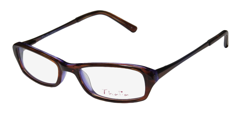 NEW THALIA AVENTURA GLASSES BROWN WOMENS METAL & PLASTIC FULL-RIM DESIGNER