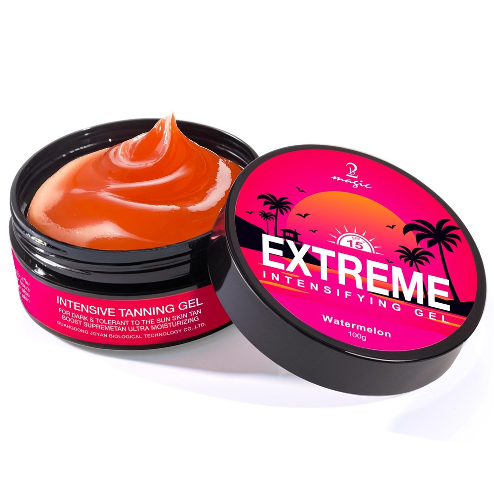 Shine Brown Tanning Gel Tan Accelerator Gel Intensive Tanning Oil for Outdoor...