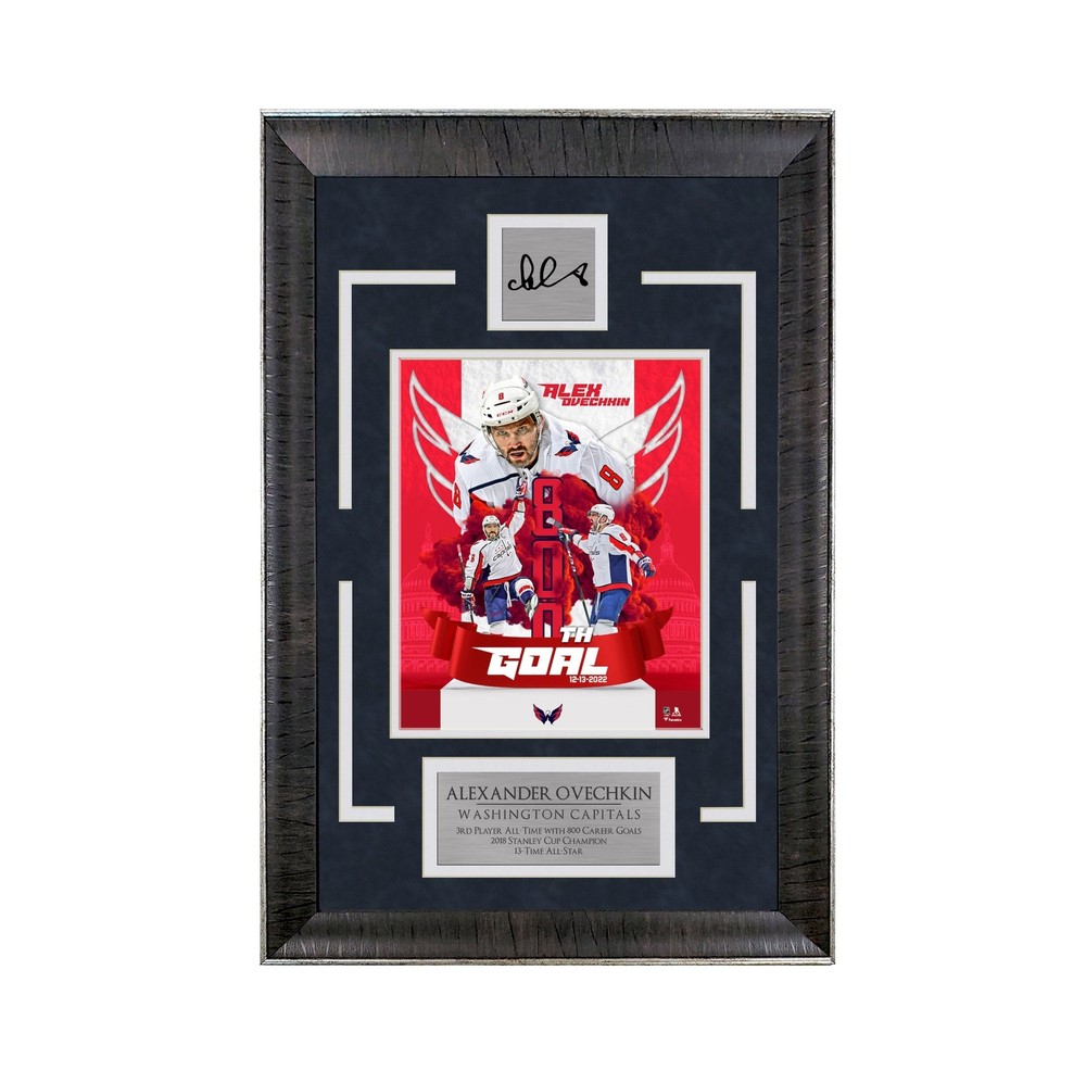 Alexander Ovechkin - 800 Career Goals - Sports Deluxe | 16 x 23 - Framed Hockey