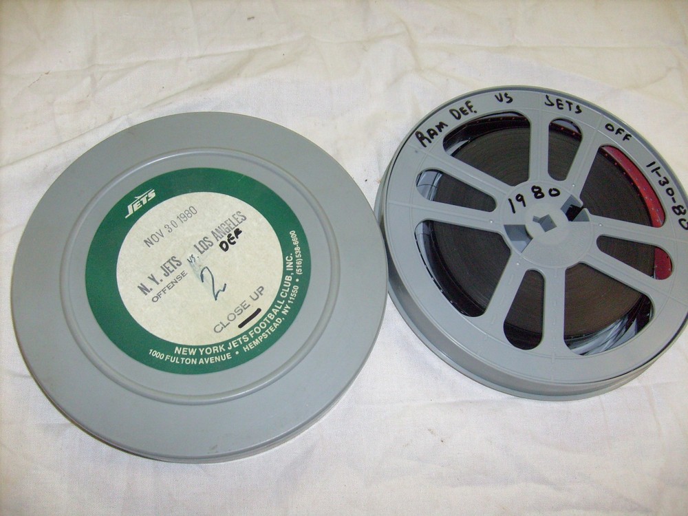 1980  Vintage Projector Film, Football - NY Jets vs. Los Angeles -  16mm