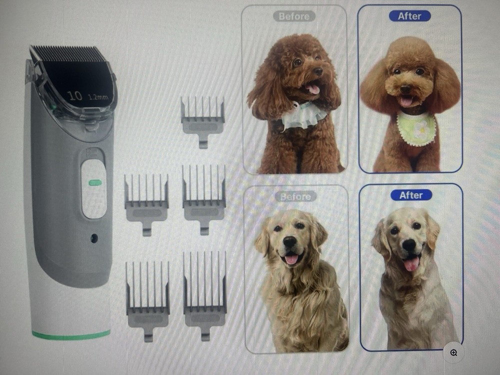 Neabot Neakasa P1 Pro Pet Grooming Kit & Vacuum Suction 99% Pet Hair Dog Cat