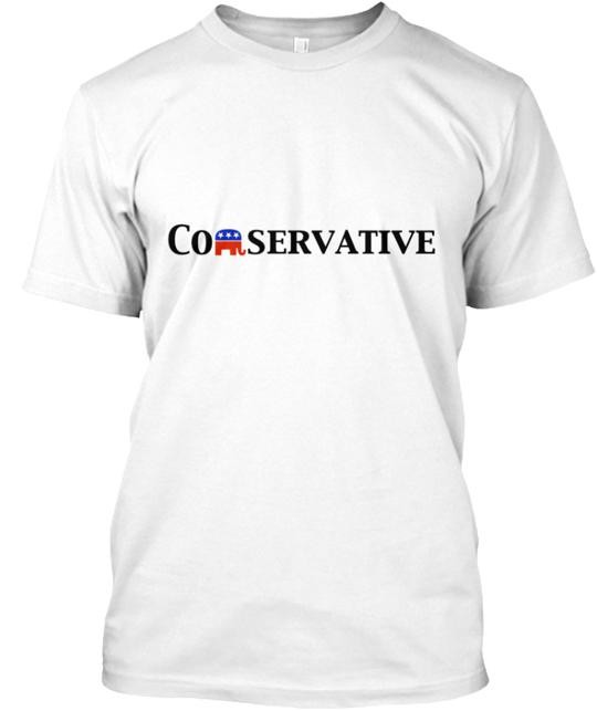 Gop Conservative Elephant T-Shirt Made in the USA Size S to 5XL
