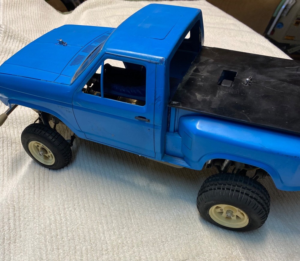 GREAT VINTAGE TAMIYA  1/10 R/C OFF ROAD RACER SUPER CHAMP ROUGH RIDER FORD TRUCK