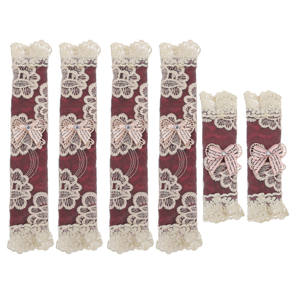 6pcs Door Handle Sleeves Kitchen Appliance Handle Cover Fridge Door Handle Cover