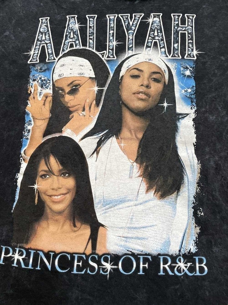 Vintage Aaliyah Graphic T-Shirt Unisex All Size S-5XL PA343 FREE SHIPPING-image