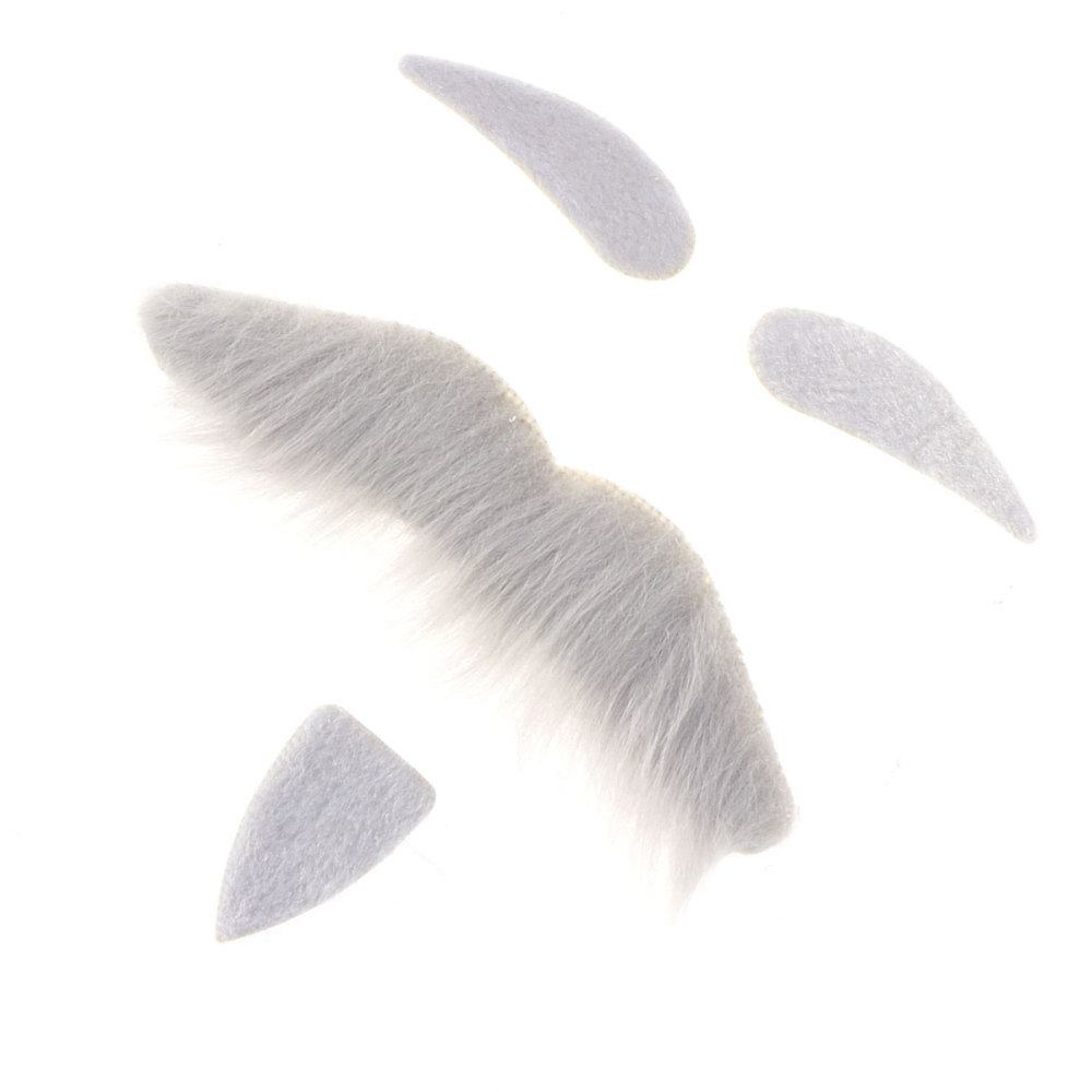 Realistic Scary Halloween Fake Beards for Reusable Costume Accessories Man