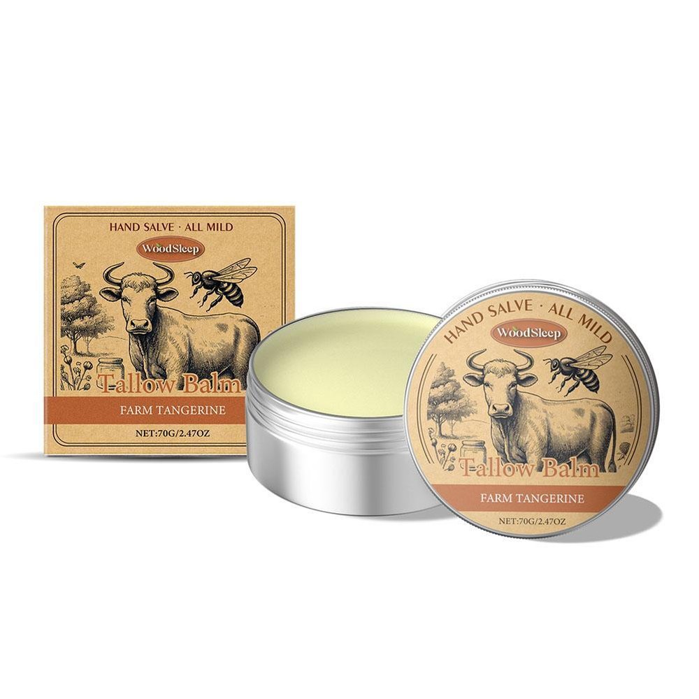 Tallow Balm Honey Balm Skin Cream With Organic-Halal Help Solve Dry Skin Lot L5