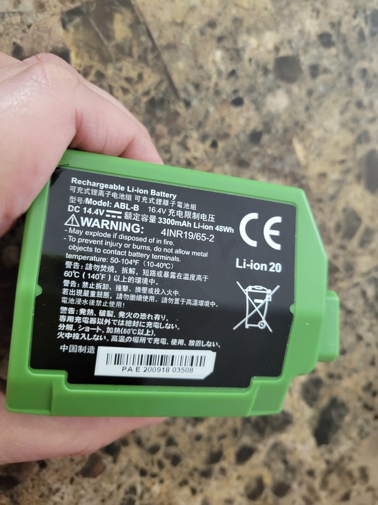 ZTHY ABL-B 4INR19/65-2 Replacement Vacuum Battery for iRobot Roomba Robots-image