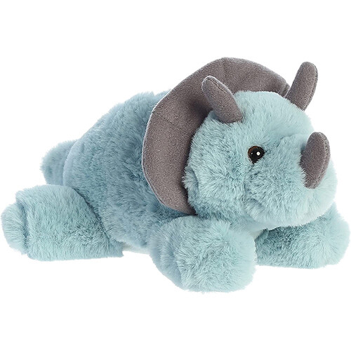 Aurora World Plush - Mini Flopsie - TRICERATOPS (8 inch) - New Stuffed Animal