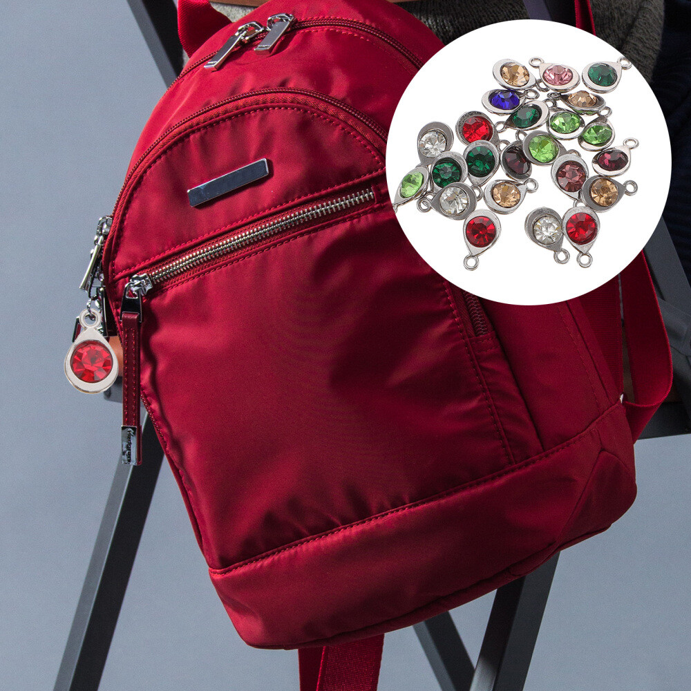 48 Pcs Crystal Charms Bracelet Pendant Charm Crystal Necklace Charms