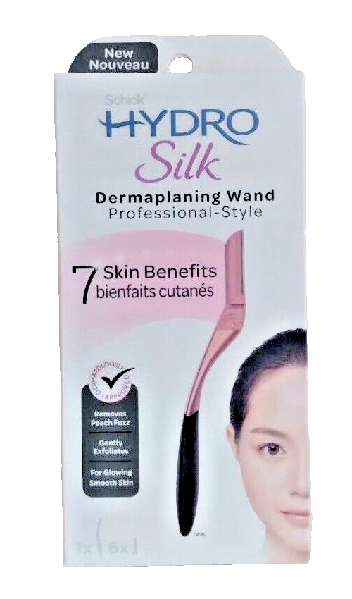 Schick Hydro Silk Dermaplaning Wand Facial Razor Tool, professional style NEW