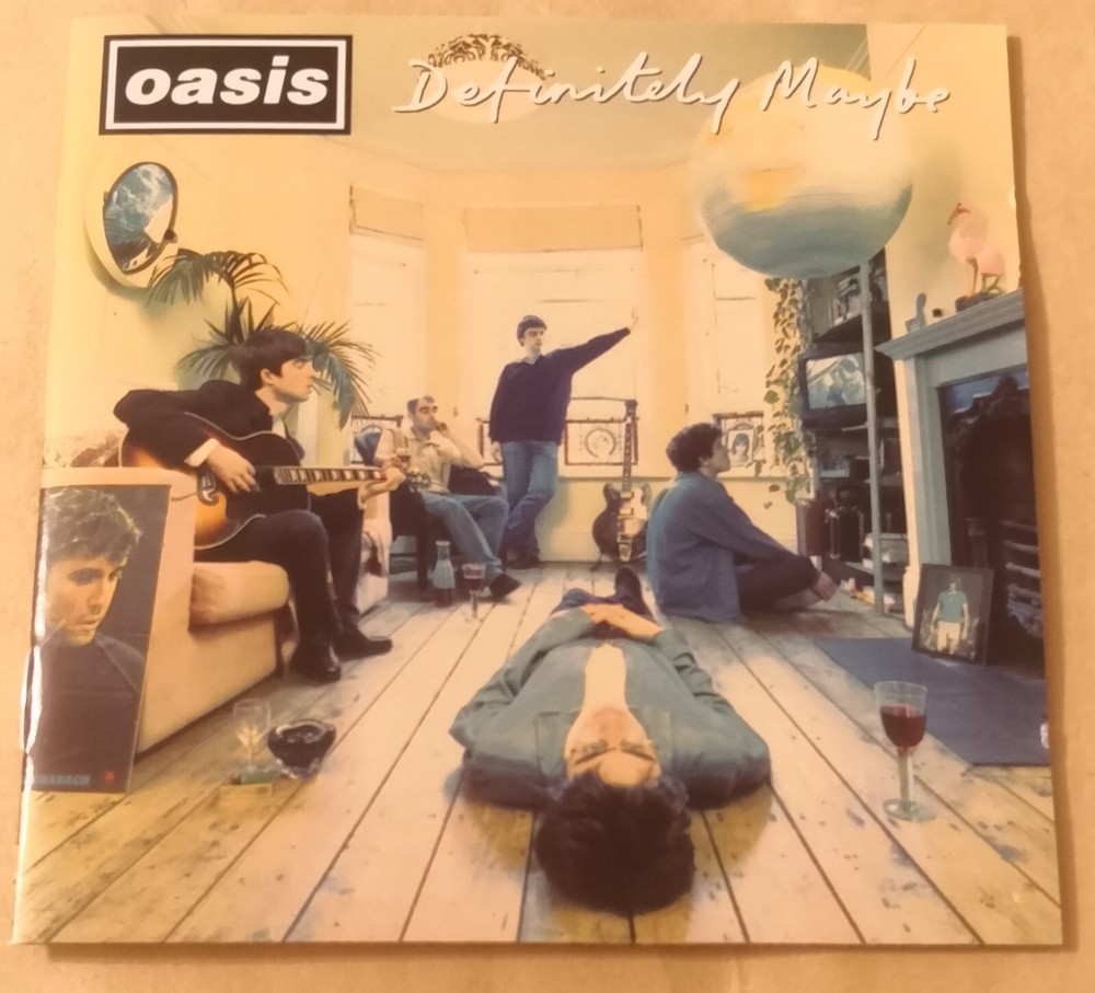 Oasis Definitely Maybe CD Rare Helter Skelter Label No Case Inserts Only