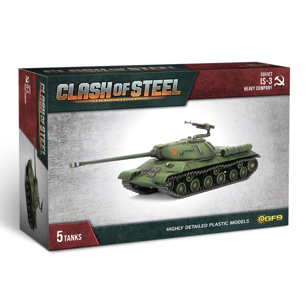 Clash of Steel: Tabletop Tank Battles - Soviet is-3 Heavy Company