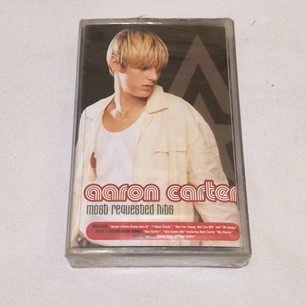 Aaron Carter - Most Requested Hits 2003 - Original Indonesia Tapes Brand New-image