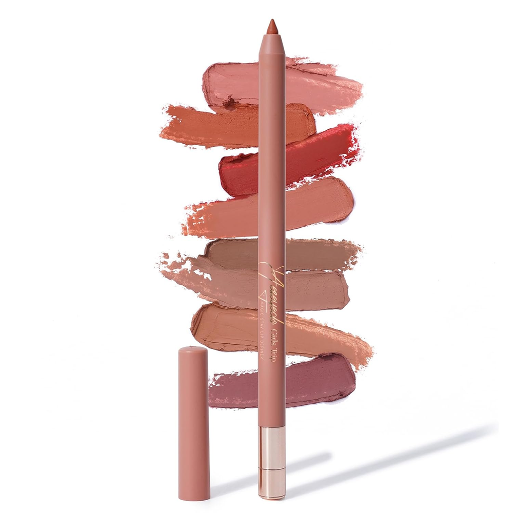 Retractable Nude Lipliner Pencil with Built-In Sharpener for Natural Look