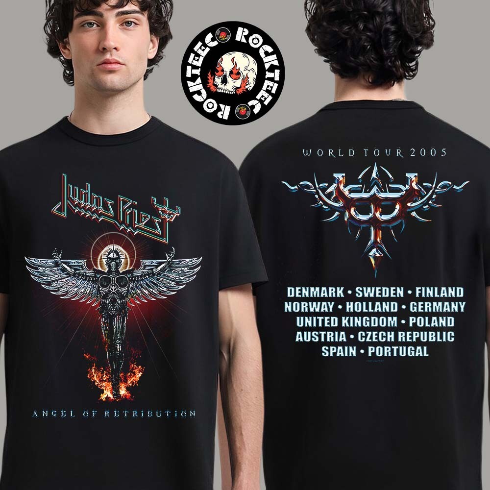Judas Priest Angel of Retribution 20th Anniversary Tour Vintage T-Shirt