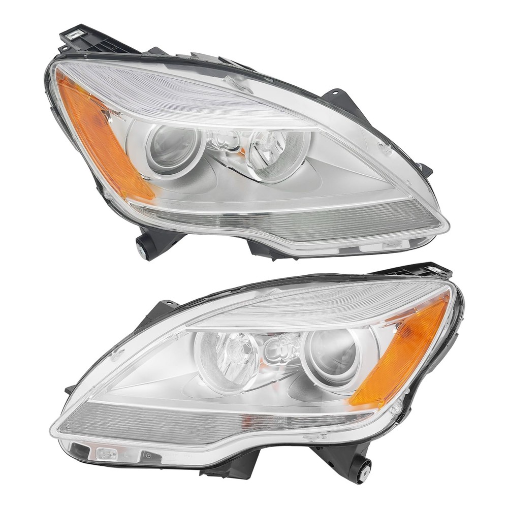 Front Halogen Headlights Assembly Left+Right Side for 2010-2012 Mercedes R