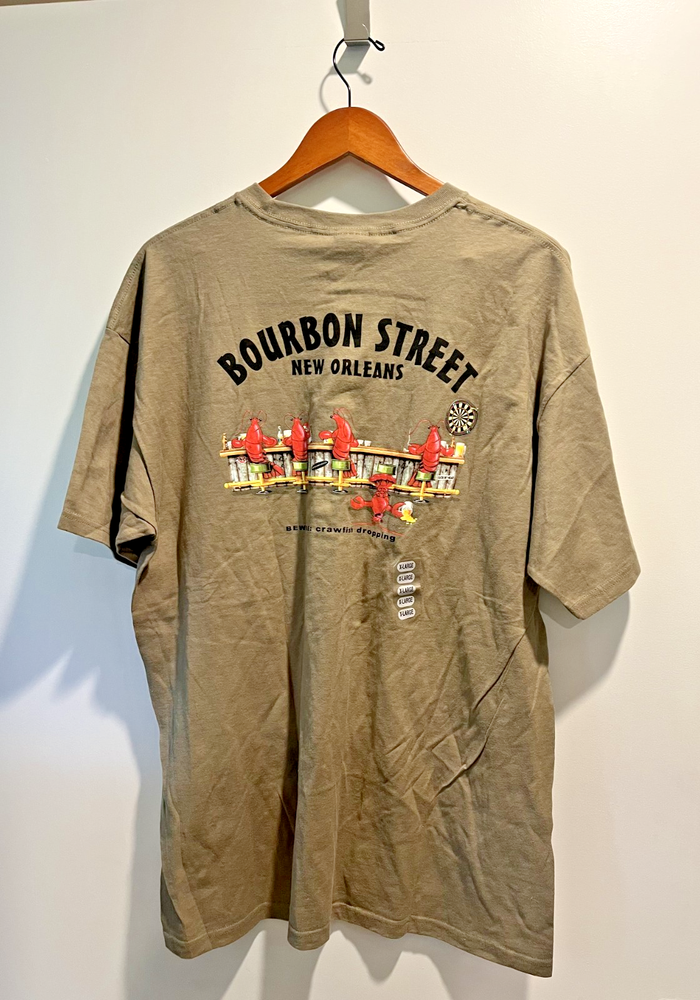 NWT! XL Bourbon Street New Orleans The Duck Co Crawfish T-Shirt