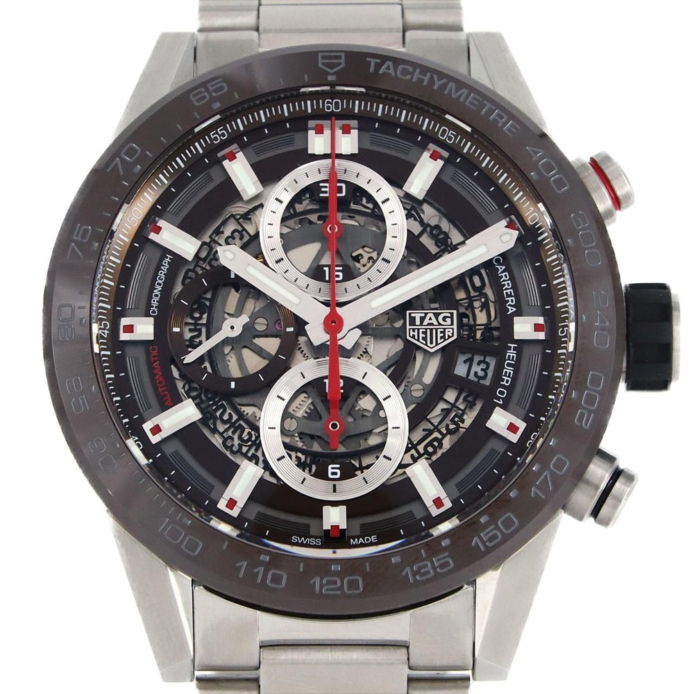 TAG Heuer Carrera Calibre Heuer 01 Automatic Men's Watch CAR201U BA0766 Stainless Steel