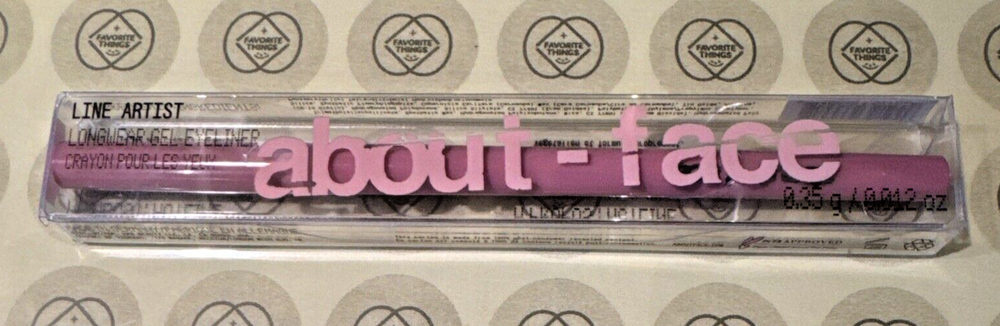 about-face LINE ARTIST Longwear Gel liner Leave Me Breathless PINK .35g RTL $16-image